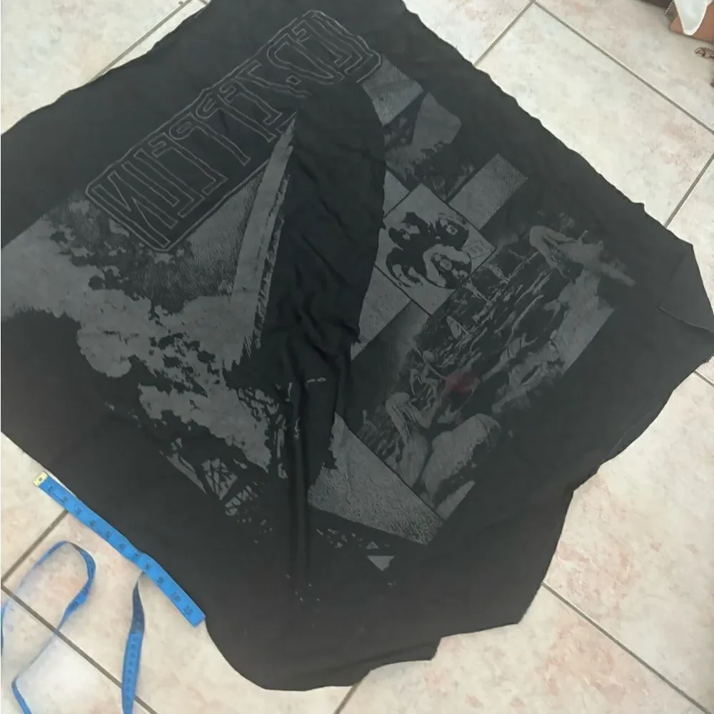 VINTAGE 1990 LED ZEPPELIN scarf TAPESTRY MYTH GEM material decoration accessory